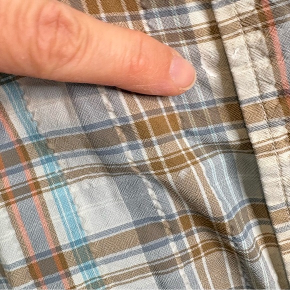 Patagonia Men’s Back Step Short Sleeve Button Down Shirt Size Large Plaid - Picture 9 of 10